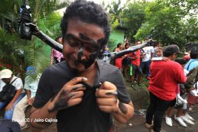 Entre fe y tradición Santo Domingo recorre las calles de Managua