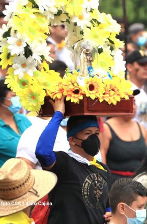 Entre fe y tradición Santo Domingo recorre las calles de Managua