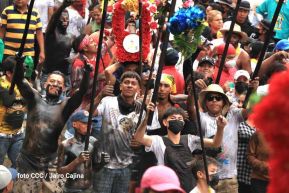 Entre fe y tradición Santo Domingo recorre las calles de Managua