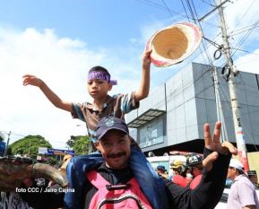 Entre fe y tradición Santo Domingo recorre las calles de Managua