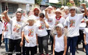 Entre fe y tradición Santo Domingo recorre las calles de Managua