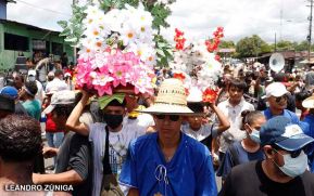 Entre fe y tradición Santo Domingo recorre las calles de Managua