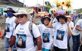 Entre fe y tradición Santo Domingo recorre las calles de Managua
