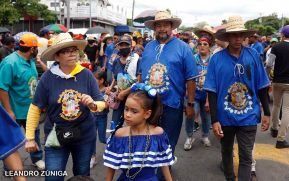 Entre fe y tradición Santo Domingo recorre las calles de Managua