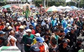 Entre fe y tradición Santo Domingo recorre las calles de Managua