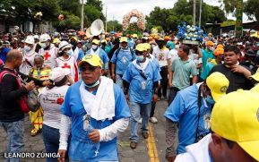 Entre fe y tradición Santo Domingo recorre las calles de Managua