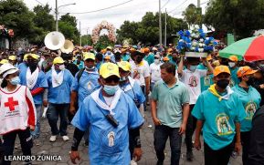 Entre fe y tradición Santo Domingo recorre las calles de Managua