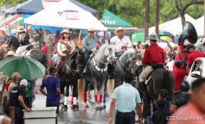 Espectacular desfile hípico por las calles de Managua