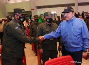 Acto del 43 aniversario de la fundación de la Fuerza Aérea del Ejército de Nicaragua