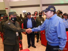 Acto del 43 aniversario de la fundación de la Fuerza Aérea del Ejército de Nicaragua