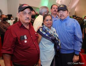 Acto del 43 aniversario de la fundación de la Fuerza Aérea del Ejército de Nicaragua