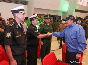 Acto del 43 aniversario de la fundación de la Fuerza Aérea del Ejército de Nicaragua