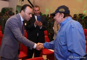 Acto del 43 aniversario de la fundación de la Fuerza Aérea del Ejército de Nicaragua