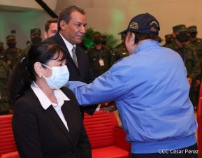 Acto del 43 aniversario de la fundación de la Fuerza Aérea del Ejército de Nicaragua