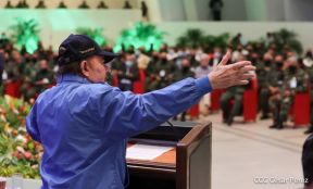 Acto del 43 aniversario de la fundación de la Fuerza Aérea del Ejército de Nicaragua