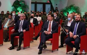 Acto del 43 aniversario de la fundación de la Fuerza Aérea del Ejército de Nicaragua