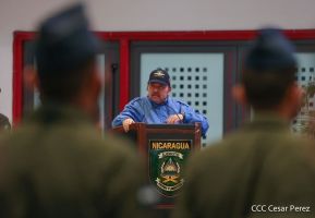 Acto del 43 aniversario de la fundación de la Fuerza Aérea del Ejército de Nicaragua
