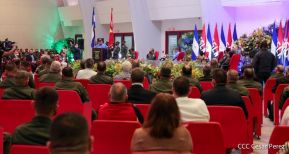 Acto del 43 aniversario de la fundación de la Fuerza Aérea del Ejército de Nicaragua