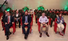 Acto del 43 aniversario de la fundación de la Fuerza Aérea del Ejército de Nicaragua
