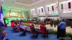 Acto del 43 aniversario de la fundación de la Fuerza Aérea del Ejército de Nicaragua