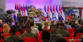 Acto del 43 aniversario de la fundación de la Fuerza Aérea del Ejército de Nicaragua