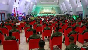 Acto del 43 aniversario de la fundación de la Fuerza Aérea del Ejército de Nicaragua