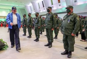 Acto del 43 aniversario de la fundación de la Fuerza Aérea del Ejército de Nicaragua