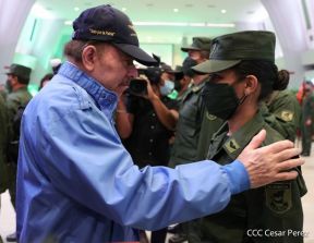 Acto del 43 aniversario de la fundación de la Fuerza Aérea del Ejército de Nicaragua