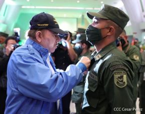 Acto del 43 aniversario de la fundación de la Fuerza Aérea del Ejército de Nicaragua