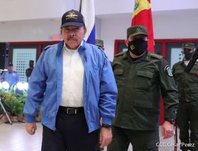 Acto del 43 aniversario de la fundación de la Fuerza Aérea del Ejército de Nicaragua