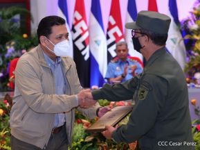 Acto del 43 aniversario de la fundación de la Fuerza Aérea del Ejército de Nicaragua