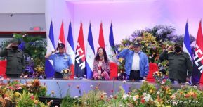 Acto del 43 aniversario de la fundación de la Fuerza Aérea del Ejército de Nicaragua