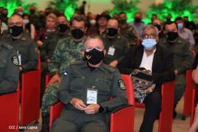 Acto del 43 aniversario de la fundación de la Fuerza Aérea del Ejército de Nicaragua