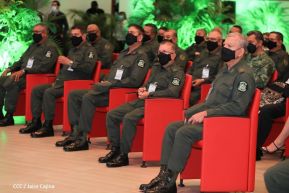 Acto del 43 aniversario de la fundación de la Fuerza Aérea del Ejército de Nicaragua