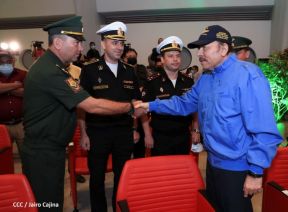 Acto del 43 aniversario de la fundación de la Fuerza Aérea del Ejército de Nicaragua