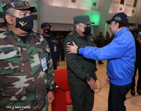 Acto del 43 aniversario de la fundación de la Fuerza Aérea del Ejército de Nicaragua