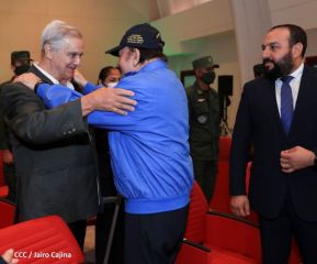 Acto del 43 aniversario de la fundación de la Fuerza Aérea del Ejército de Nicaragua