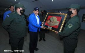 Acto del 43 aniversario de la fundación de la Fuerza Aérea del Ejército de Nicaragua