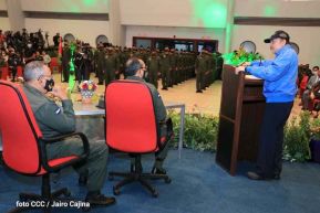 Acto del 43 aniversario de la fundación de la Fuerza Aérea del Ejército de Nicaragua