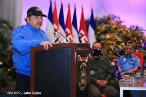 Acto del 43 aniversario de la fundación de la Fuerza Aérea del Ejército de Nicaragua