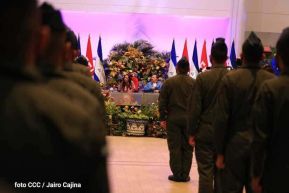 Acto del 43 aniversario de la fundación de la Fuerza Aérea del Ejército de Nicaragua