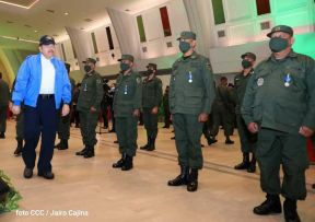 Acto del 43 aniversario de la fundación de la Fuerza Aérea del Ejército de Nicaragua