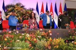 Acto del 43 aniversario de la fundación de la Fuerza Aérea del Ejército de Nicaragua