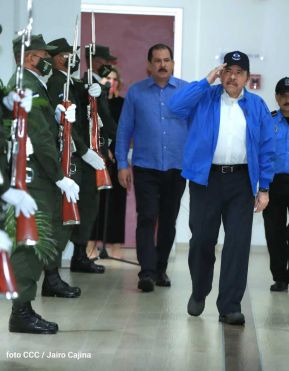 Acto del 43 aniversario de la fundación de la Fuerza Aérea del Ejército de Nicaragua