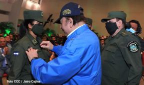 Acto del 43 aniversario de la fundación de la Fuerza Aérea del Ejército de Nicaragua