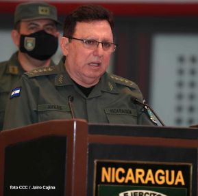 Acto del 43 aniversario de la fundación de la Fuerza Aérea del Ejército de Nicaragua