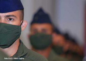 Acto del 43 aniversario de la fundación de la Fuerza Aérea del Ejército de Nicaragua