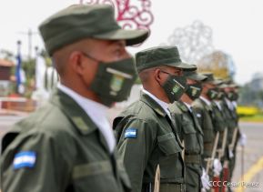 Inauguración de la Exposición Estática del Ejército de Nicaragua