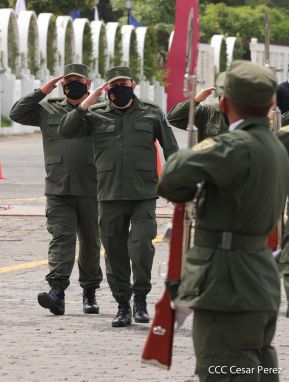 Inauguración de la Exposición Estática del Ejército de Nicaragua