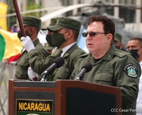 Inauguración de la Exposición Estática del Ejército de Nicaragua